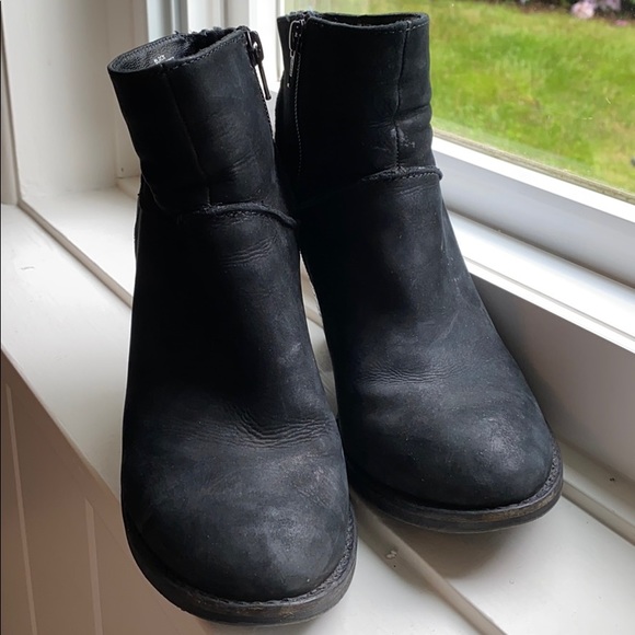 Steve Madden Suede Leather Booties - Picture 2 of 5